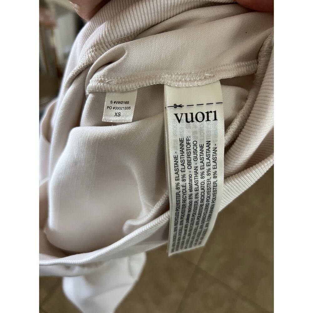 NWOT Vuori Compose Sweater + Wide Leg Pant Set In Marshmallow - Picture 4 of 8
